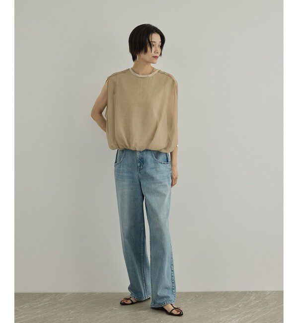 SALON adam et rope'「【WEB限定】シアーオーガンジーバルーンプルオーバー」|その他|