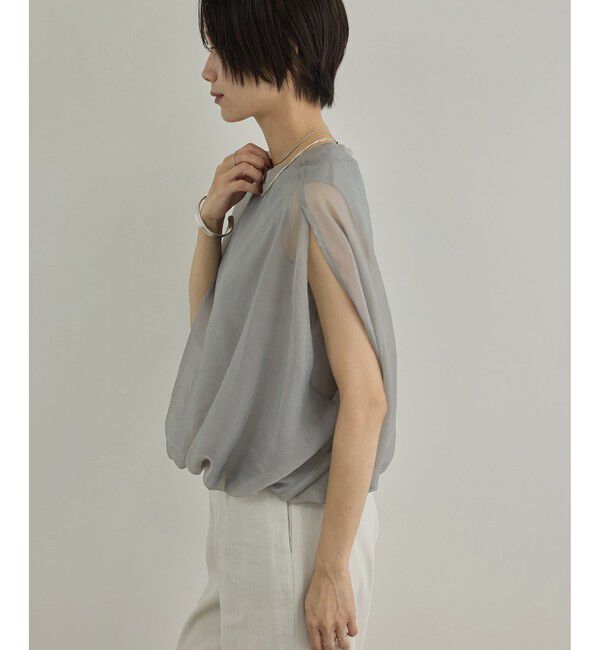 SALON adam et rope'「【WEB限定】シアーオーガンジーバルーンプルオーバー」|その他|