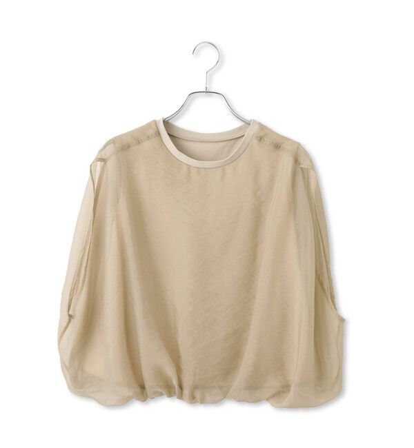 SALON adam et rope'「【WEB限定】シアーオーガンジーバルーンプルオーバー」|その他|