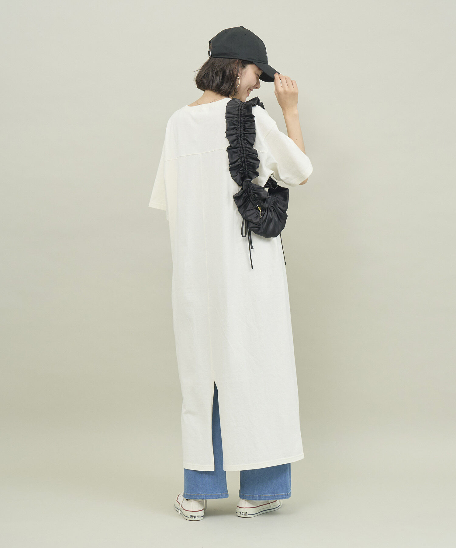 ROPE' PICNIC R「ウエストドロスト付きTワンピース」|ワンピース|
