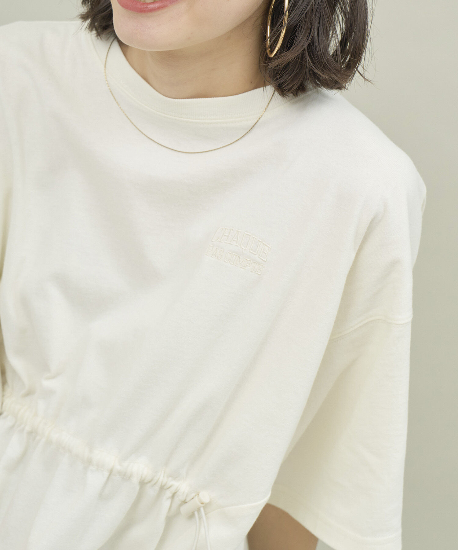 ROPE' PICNIC R「ウエストドロスト付きTワンピース」|ワンピース|