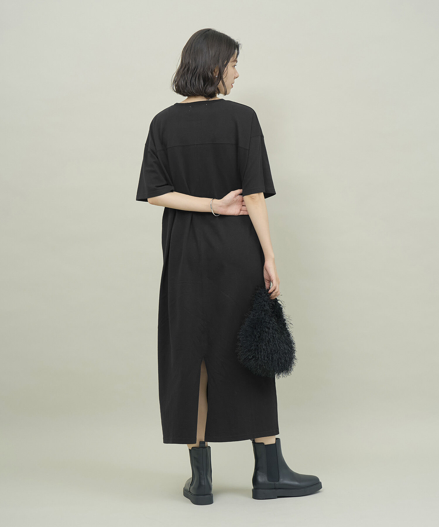 ROPE' PICNIC R「ウエストドロスト付きTワンピース」|ワンピース|
