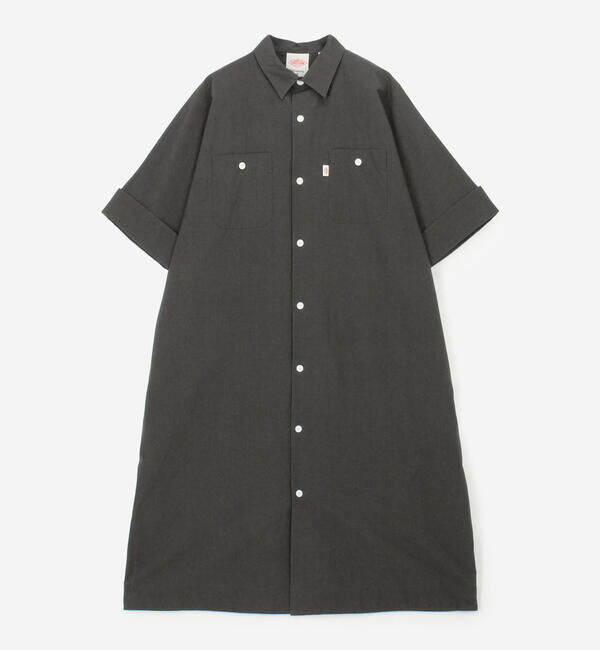 DANTON「DANTON | コットンポプリン ワークシャツワンピース WOMEN」|ワンピース|