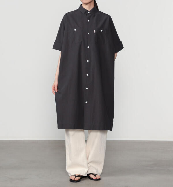 DANTON「DANTON | コットンポプリン ワークシャツワンピース WOMEN」|ワンピース|