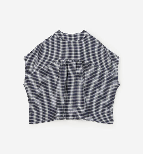 ORCIVAL「ORCIVAL | リネンチェック スリーブレスシャツ WOMEN」|シャツ・ブラウス|