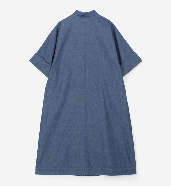 DANTON「DANTON | 6ozコットンシャンブレー ワークシャツワンピース WOMEN」|ワンピース|