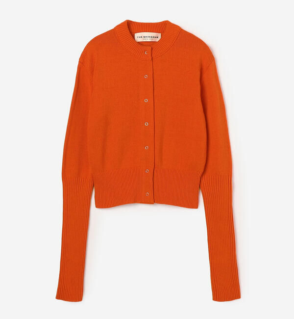  「THE SHINZONE | COTTON LONG RIB CARDIGAN WOMEN」|ニット・セーター|