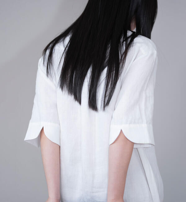  「eunoia｜ラウンドカラーシャツワンピース WOMEN」|ワンピース|