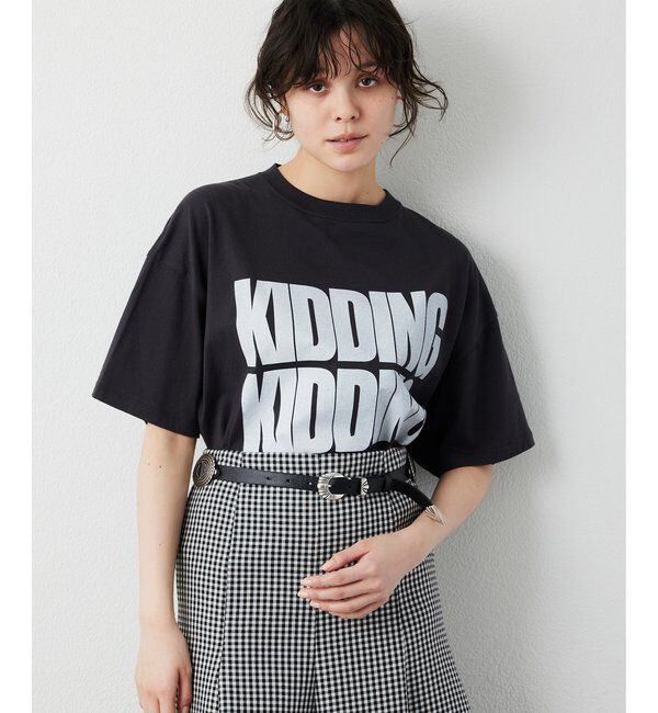  「《大人のためのプリントTシャツ》KIDDINGロゴTシャツ」|Tシャツ・カットソー|