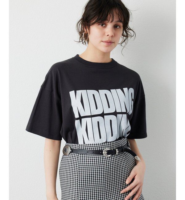  「《大人のためのプリントTシャツ》KIDDINGロゴTシャツ」|Tシャツ・カットソー|