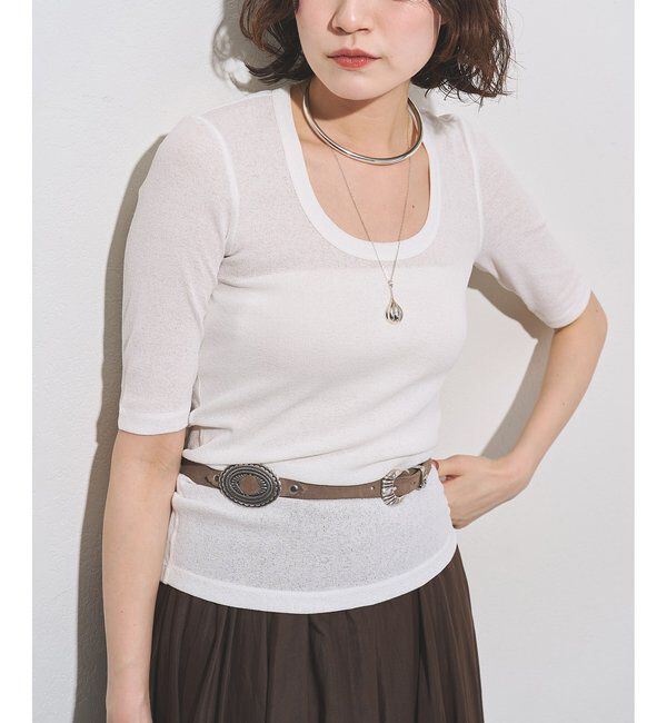  「【myporter】ラウンドネックドライフィットカットソー」|Tシャツ・カットソー|