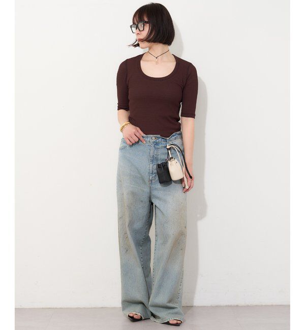  「【myporter】ラウンドネックドライフィットカットソー」|Tシャツ・カットソー|