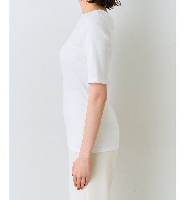  「半袖バックシャンカットソー」|Tシャツ・カットソー|