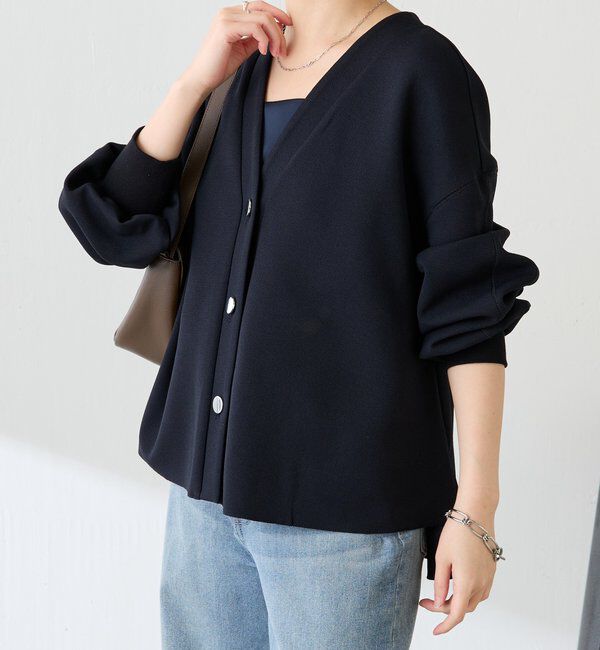  「《WEB限定/体型カバー/再入荷》メタル釦ジョーゼットカーディガン」|Tシャツ・カットソー|