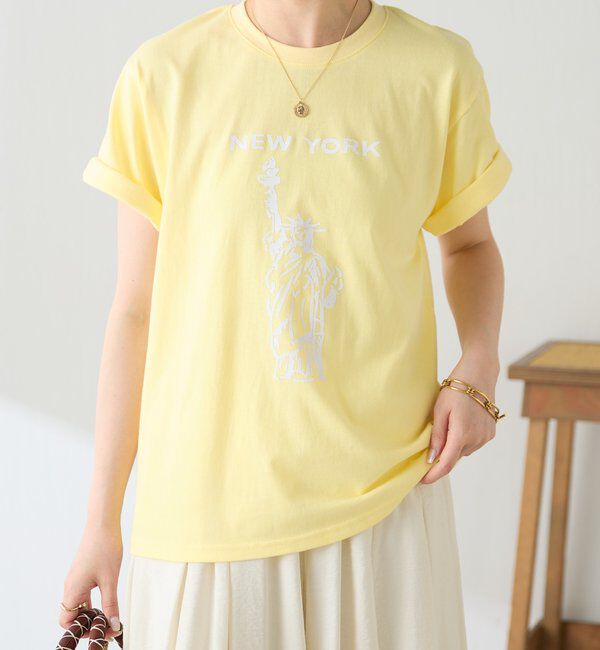  「【AMOU/アムー】ニューヨークロゴTシャツ」|Tシャツ・カットソー|