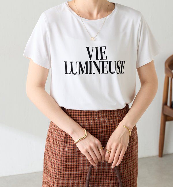  「【大人のロゴTシャツ】フロッキーコンパクトロゴTシャツ」|Tシャツ・カットソー|