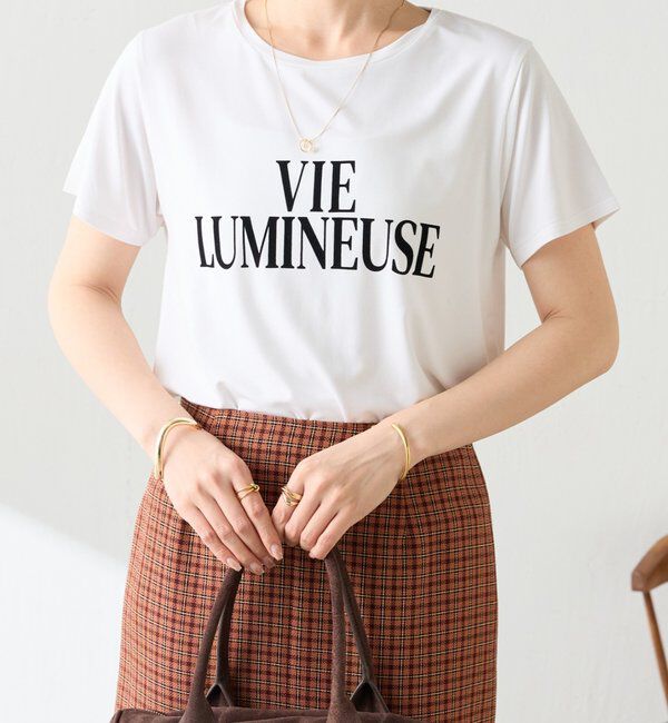  「【大人のロゴTシャツ】フロッキーコンパクトロゴTシャツ」|Tシャツ・カットソー|