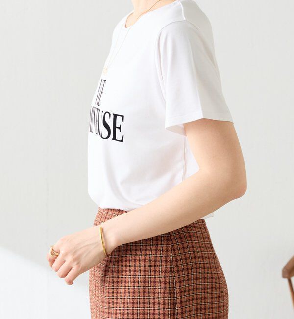  「【大人のロゴTシャツ】フロッキーコンパクトロゴTシャツ」|Tシャツ・カットソー|