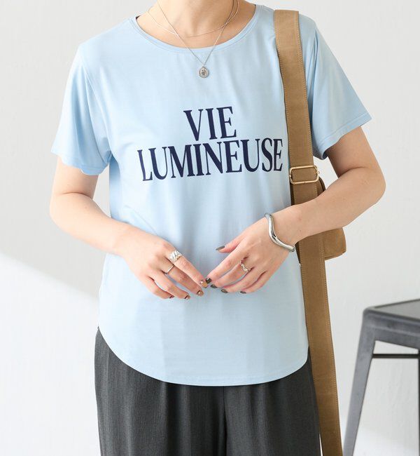  「【大人のロゴTシャツ】フロッキーコンパクトロゴTシャツ」|Tシャツ・カットソー|