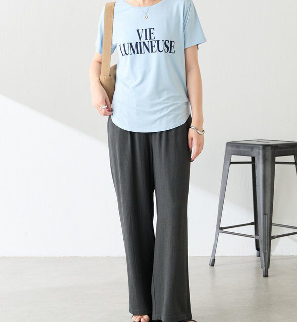  「【大人のロゴTシャツ】フロッキーコンパクトロゴTシャツ」|Tシャツ・カットソー|