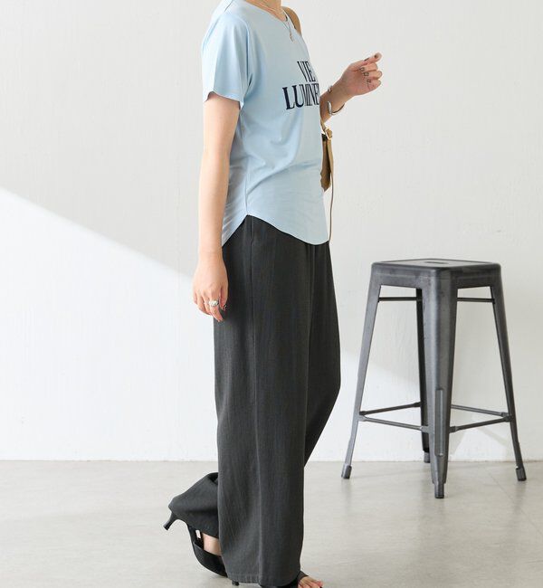  「【大人のロゴTシャツ】フロッキーコンパクトロゴTシャツ」|Tシャツ・カットソー|