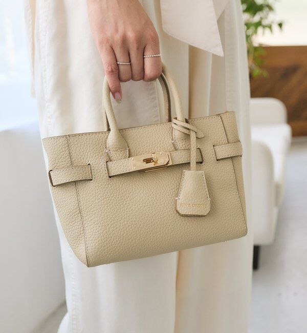 「【5色展開】ひねり金具ミニトートバッグ」|クラッチバッグ|