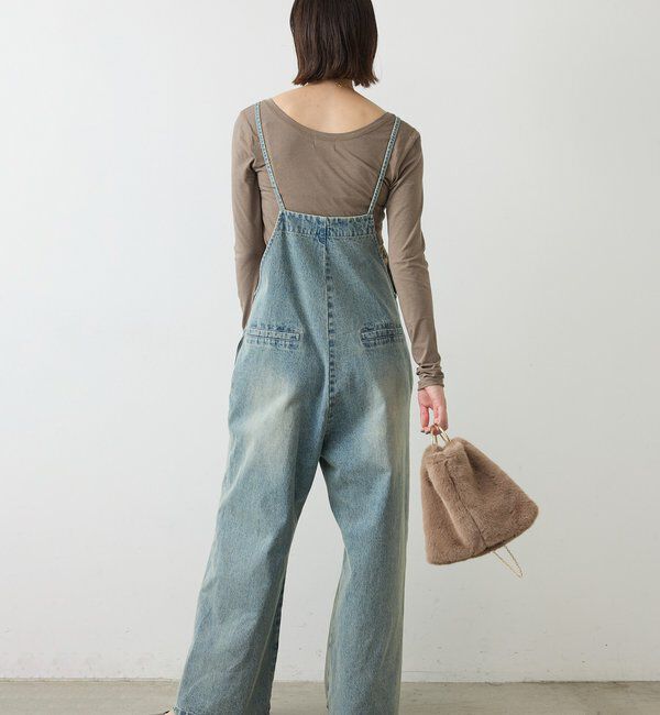  「【La nature linge】キュプラハイツイストヘンリーロンTee」|Tシャツ・カットソー|