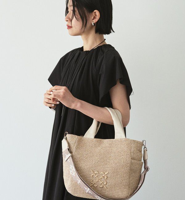  「【Souffle TOTE】ナイロンラフィア2WAYトートバッグ」|トートバッグ|