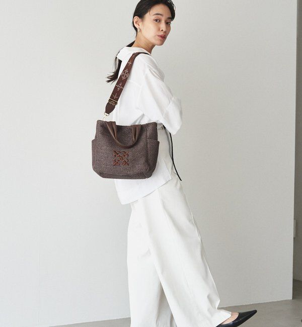  「【Souffle TOTE】ナイロンラフィア2WAYトートバッグ」|トートバッグ|