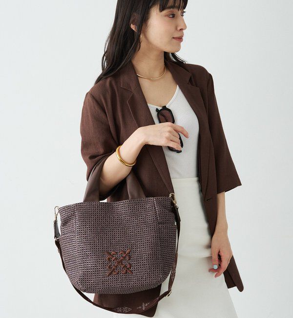  「【Souffle TOTE】ナイロンラフィア2WAYトートバッグ」|トートバッグ|
