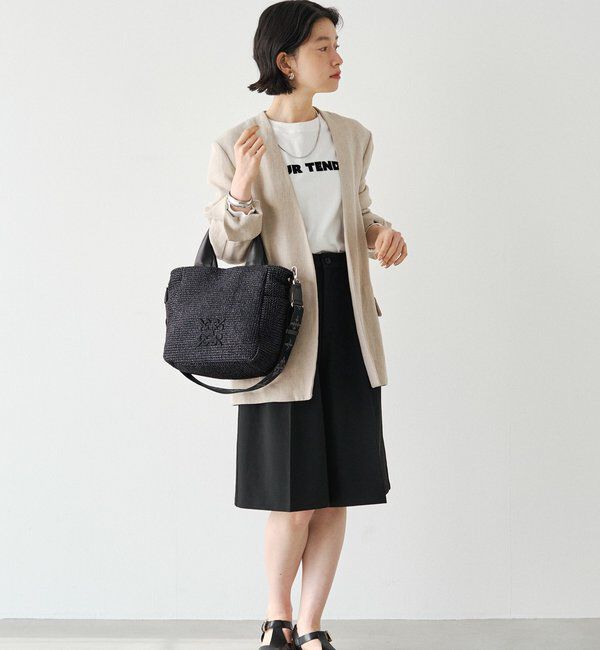  「【Souffle TOTE】ナイロンラフィア2WAYトートバッグ」|トートバッグ|