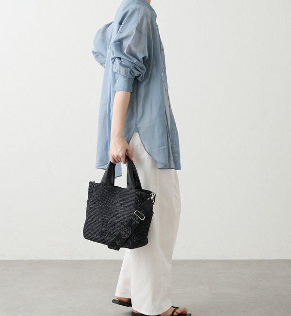  「【Souffle TOTE】ナイロンラフィア2WAYトートバッグ」|トートバッグ|