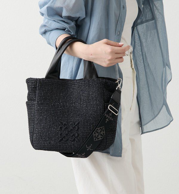  「【Souffle TOTE】ナイロンラフィア2WAYトートバッグ」|トートバッグ|