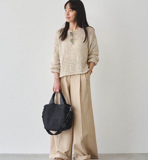  「【Souffle TOTE】ナイロンラフィア2WAYトートバッグ」|トートバッグ|