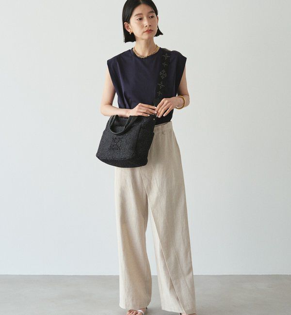 「【Souffle TOTE】ナイロンラフィア2WAYトートバッグ」|トートバッグ|