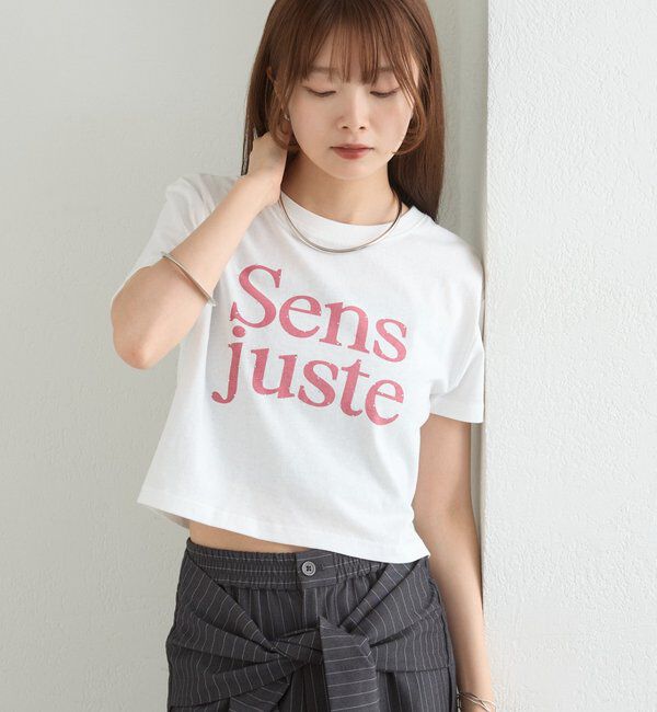  「ラインストーンロゴチビT」|Tシャツ・カットソー|
