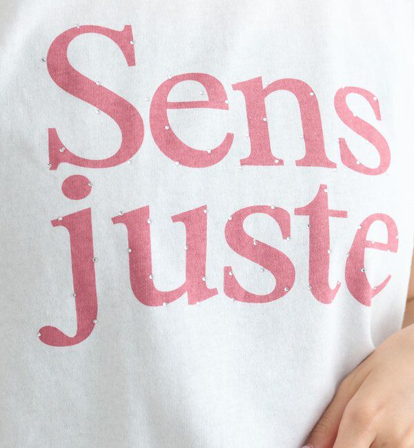  「ラインストーンロゴチビT」|Tシャツ・カットソー|