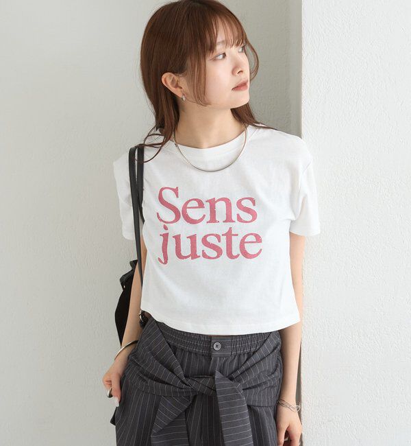  「ラインストーンロゴチビT」|Tシャツ・カットソー|