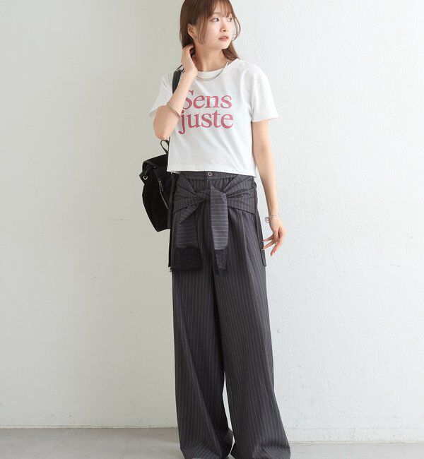  「ラインストーンロゴチビT」|Tシャツ・カットソー|