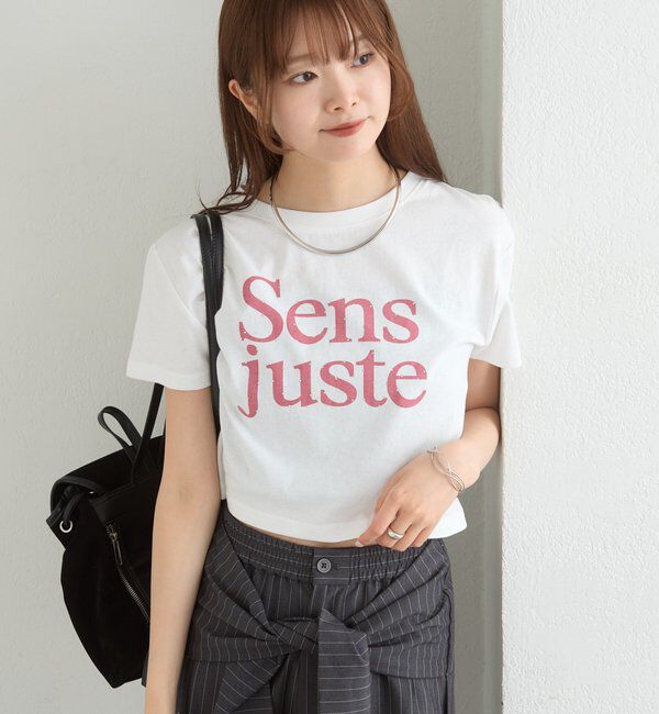  「ラインストーンロゴチビT」|Tシャツ・カットソー|