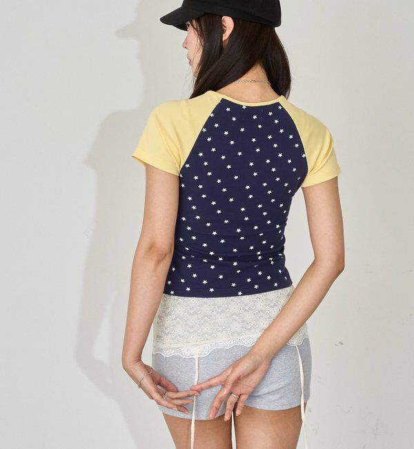  「【新色WEB限定カラーあり】メニースターラグランチビT」|Tシャツ・カットソー|