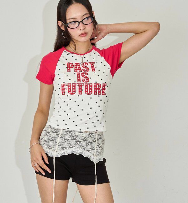  「【新色WEB限定カラーあり】メニースターラグランチビT」|Tシャツ・カットソー|