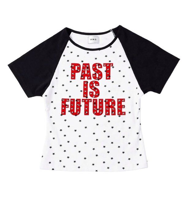  「【新色WEB限定カラーあり】メニースターラグランチビT」|Tシャツ・カットソー|
