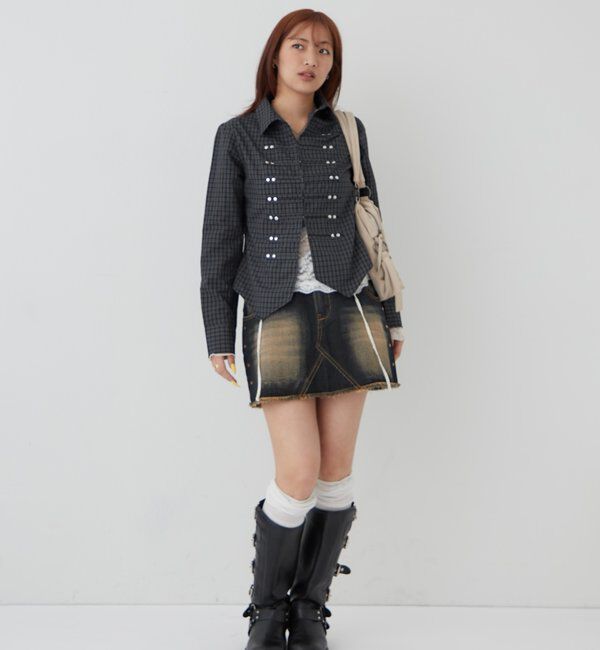  「【26AW新色カラーあり】レースガータートップス」|Tシャツ・カットソー|