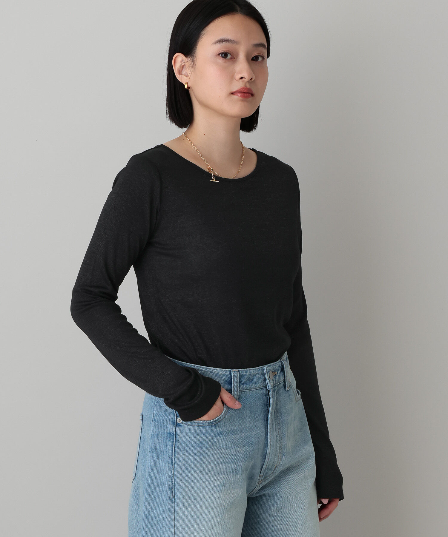 A part by 「ラメシアーカット_長袖」|Tシャツ・カットソー|