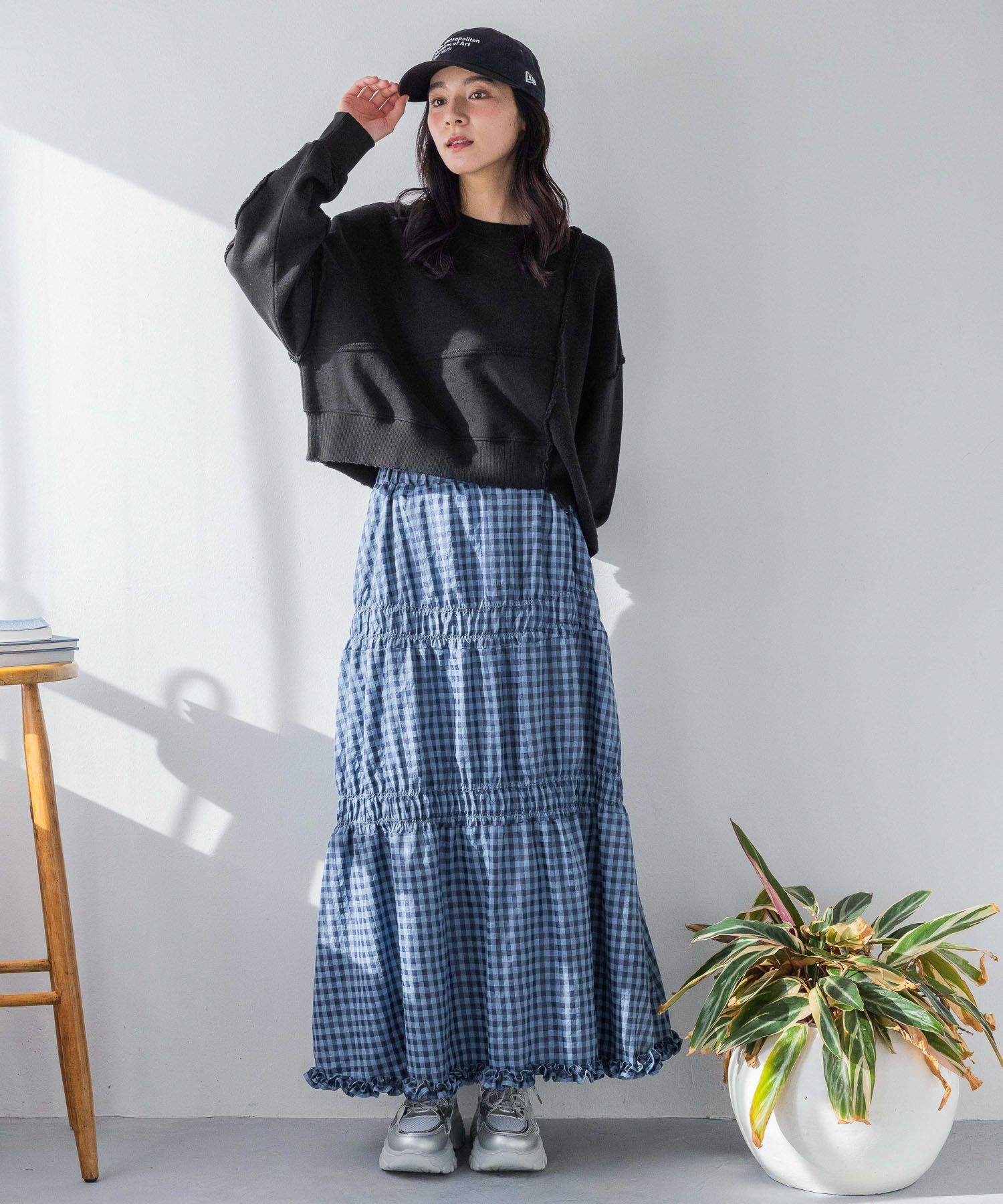 LOWRYS FARM「リメイクフウウラケＬＳ」|Tシャツ・カットソー|