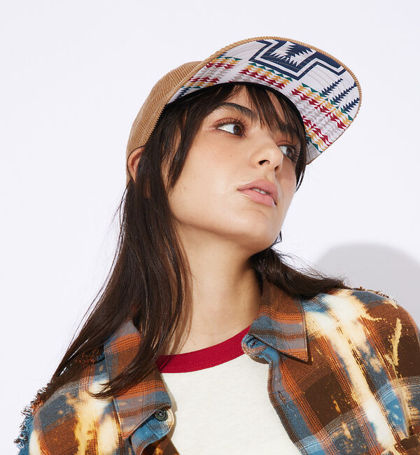 ABAHOUSE「WEB限定【PENDLETON /ペンドルトン 】 CORDUROY CAP /」|その他|ベージュ