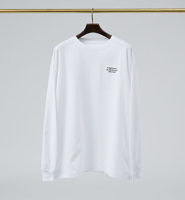 ABAHOUSE「【POLeR/ポーラー】ENLIGHTENMENT ロングスリーブTシャツ」|Tシャツ・カットソー|ホワイト