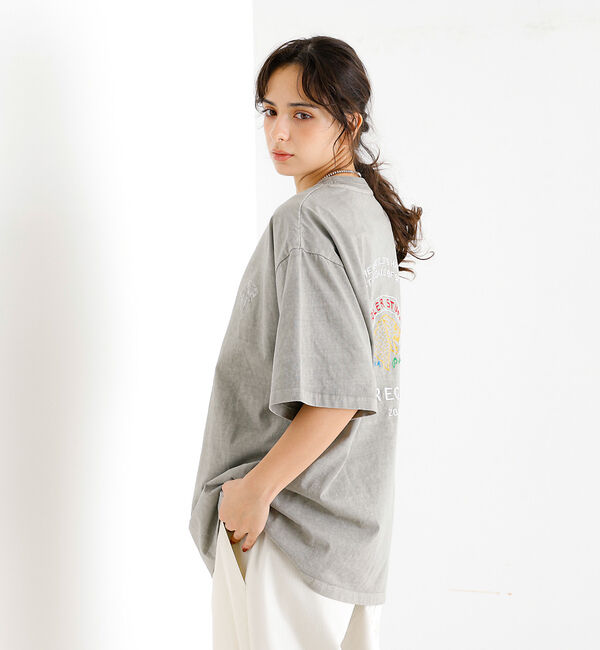 ABAHOUSE「【POLeR/ポーラー】PIGMENT SOUVENIR TEE/スーベニアTシ」|Tシャツ・カットソー|