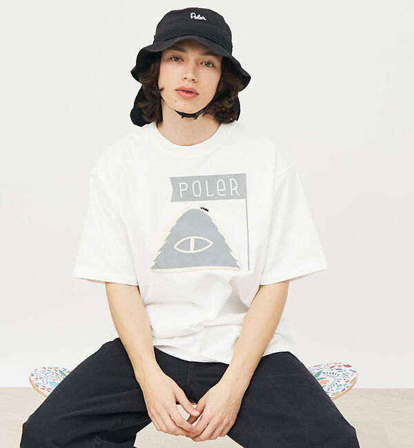 ABAHOUSE「【POLeR/ポーラー】SUMMIT POKCKET TEE/フロントポケットT」|Tシャツ・カットソー|ホワイト